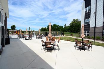Outdoor patio area